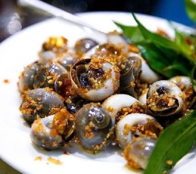 Ốc mỡ xào tỏi