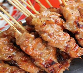 Heo xiên nướng