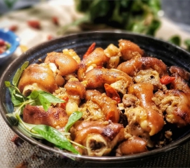 Giò heo giả cầy