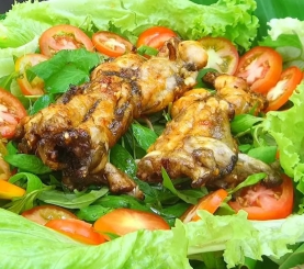 Ếch nướng muối ớt