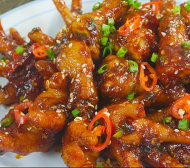 Chân gà rút xương chiên nước mắm