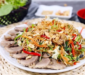 Gỏi ngan hoa chuối