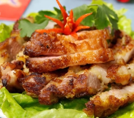 Ba chỉ heo nướng muối ớt