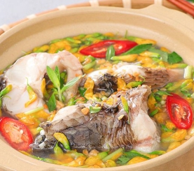 Canh chua đầu cá lóc