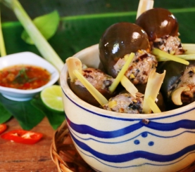 Ốc bươu nhồi thịt