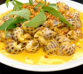 Ốc hướng sốt trứng muối