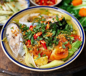 Canh chua đầu cá hú- cá hú