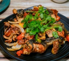 Ếch chiên mắm