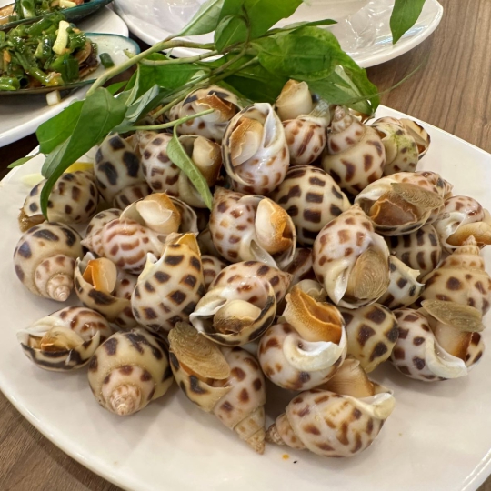 Ốc hương nướng mọi