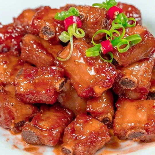 Sườn non rim mặn