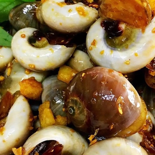 Ốc mỡ cháy tỏi