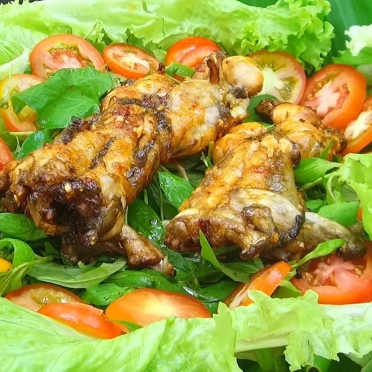 Ếch nướng muối ớt