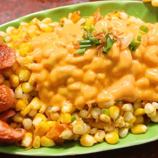 Bắp xào trứng muối