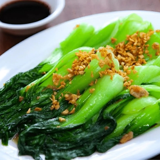 Cải thìa xào tỏi