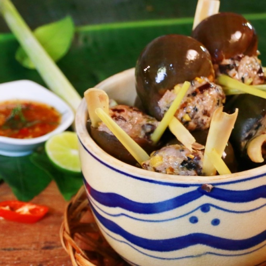 Ốc bươu nhồi thịt