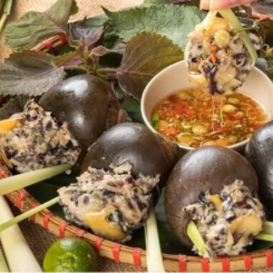 Ốc bươu nhồi thịt