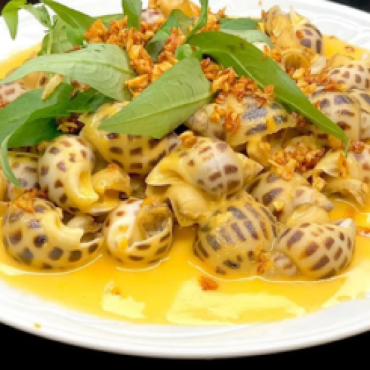 Ốc hướng sốt trứng muối